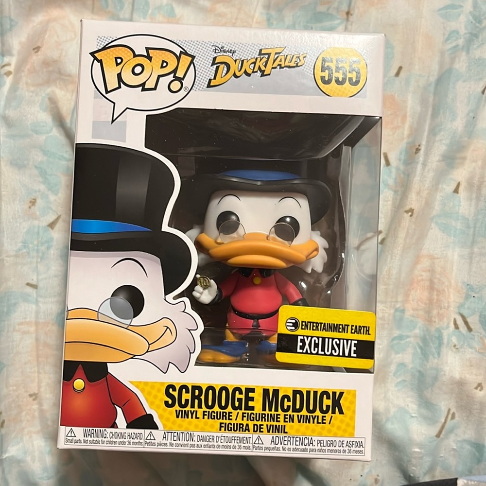 Scrooge McDuck Ducktales disney funko pop 555